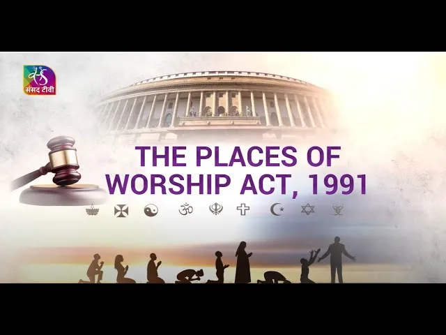 Controversy around Places of Public Worship Act 199