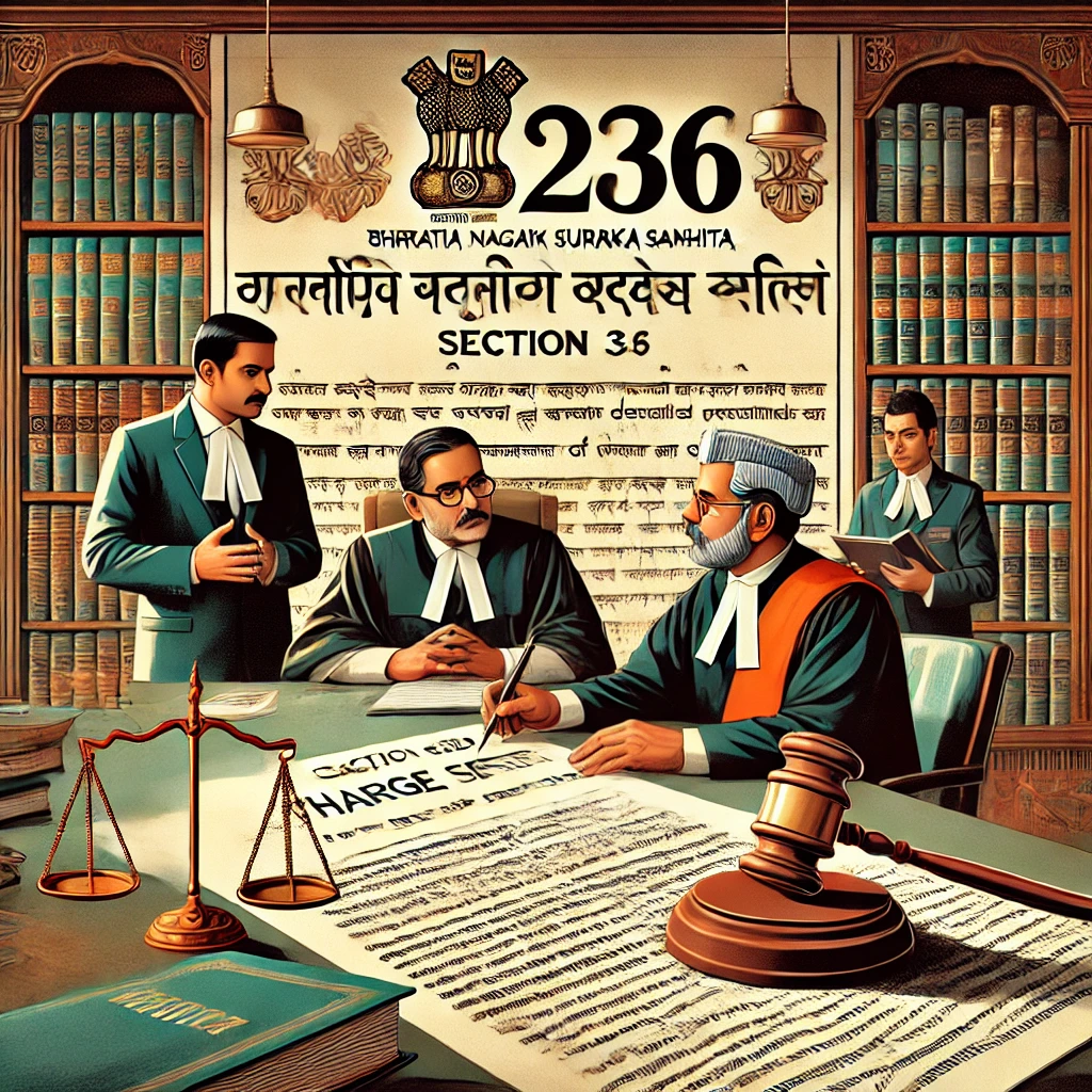 Section 236 of the Bharatiya Nagarik Suraksha Sanhita, 2023: Detailed Particulars for Clear Charges