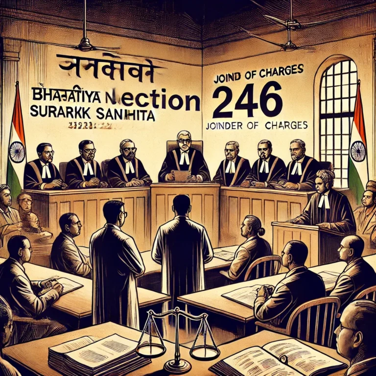 Joinder of Charges Under Section 246: Provisions for Joint Trial of Accused Persons in Bharatiya Nagarik Suraksha Sanhita, 2023