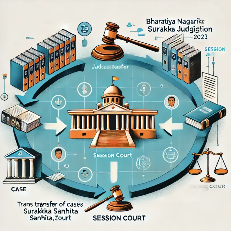 Judicial Transfer of Cases and Session Court Jurisdiction under Bharatiya Nagarik Suraksha Sanhita, 2023