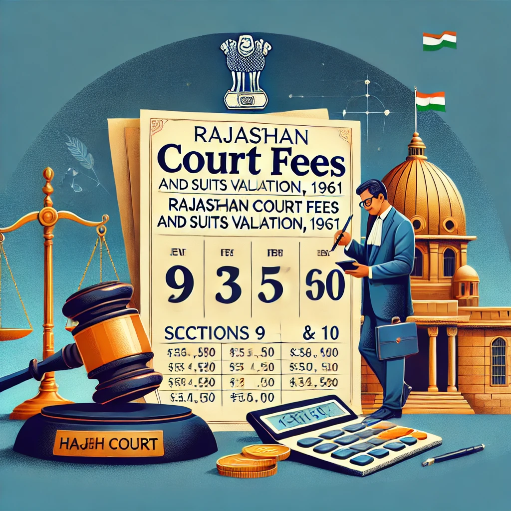 Understanding Court Fees in Rajasthan: Sections 9 & 10 of The Rajasthan Court Fees and Suits Valuation Act, 1961