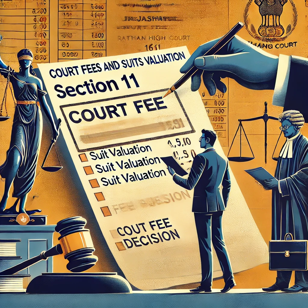 Deciding the Proper Court Fee: Section 11 of The Rajasthan Court Fees and Suits Valuation Act, 1961