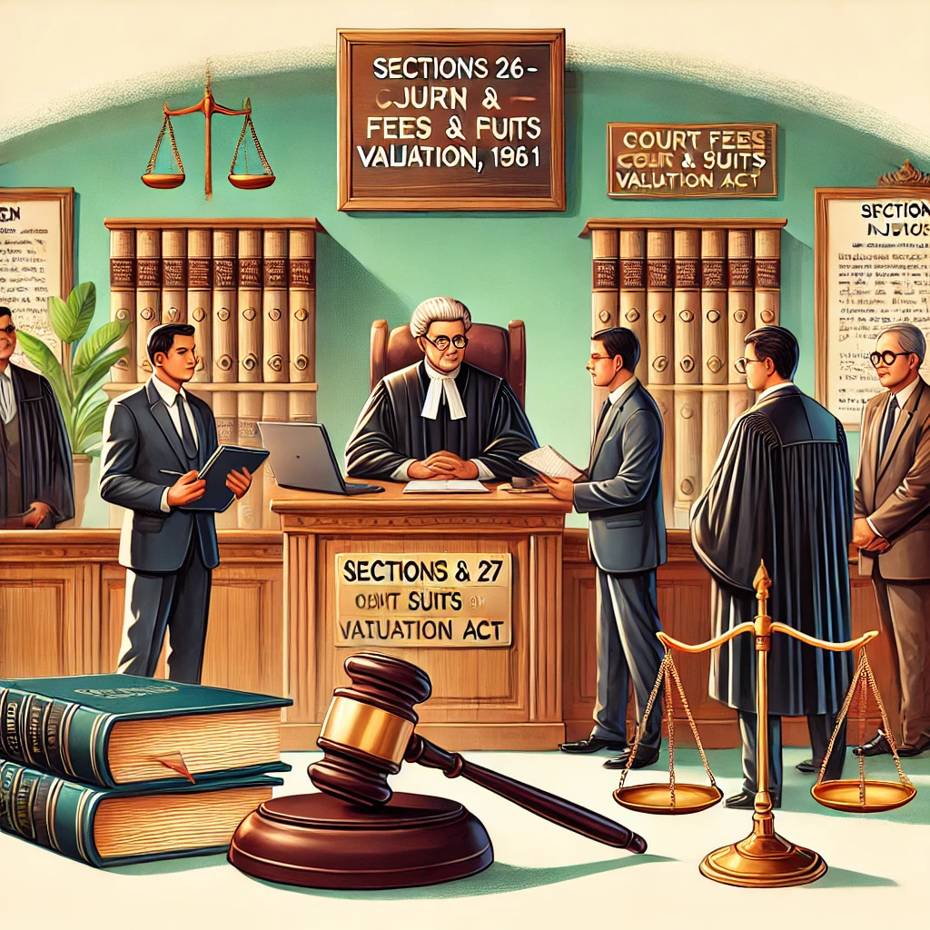Suits for Injunction and Trust Property (Sections 26 & 27 of The Rajasthan Court Fees and Suits Valuation Act, 1961)