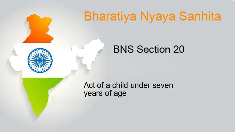 When a Child Below Seven Does Something Wrong: Understanding Section 20 of the Bharatiya Nyaya Sanhita, 2023