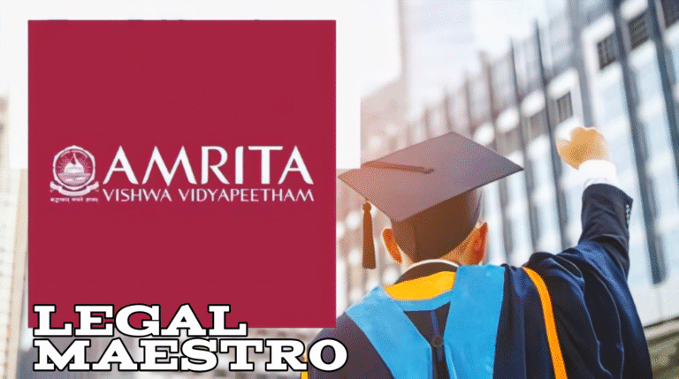 Amrita Vishwa Vidyapeetham Launches International School of Law : 5-Year Integrated Law Courses  