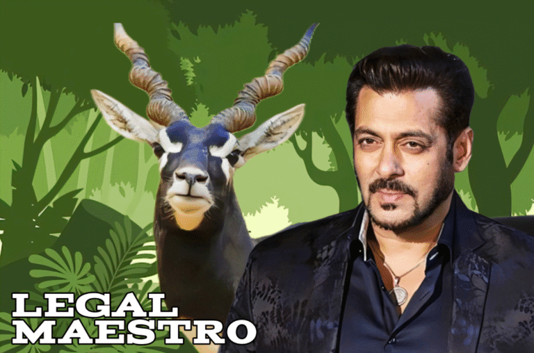 How Salman Khan’s 1998 Blackbuck Poaching Case Violated Section 9/51 of Wildlife Protection Act 1972