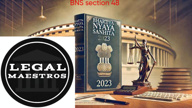 Cross-Border Accountability: Section 48 of the Bharatiya Nyaya Sanhita, 2023
