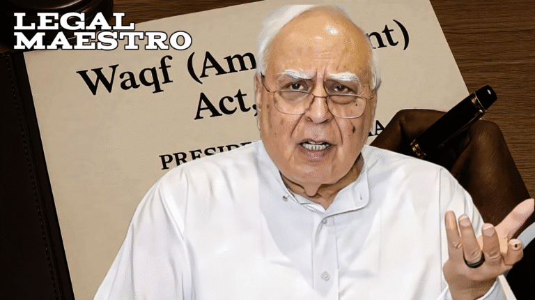 Kapil Sibal Opposes Waqf Law Argues Five-Year Islam Practice Clause Deemed Arbitrary and Unconstitutional