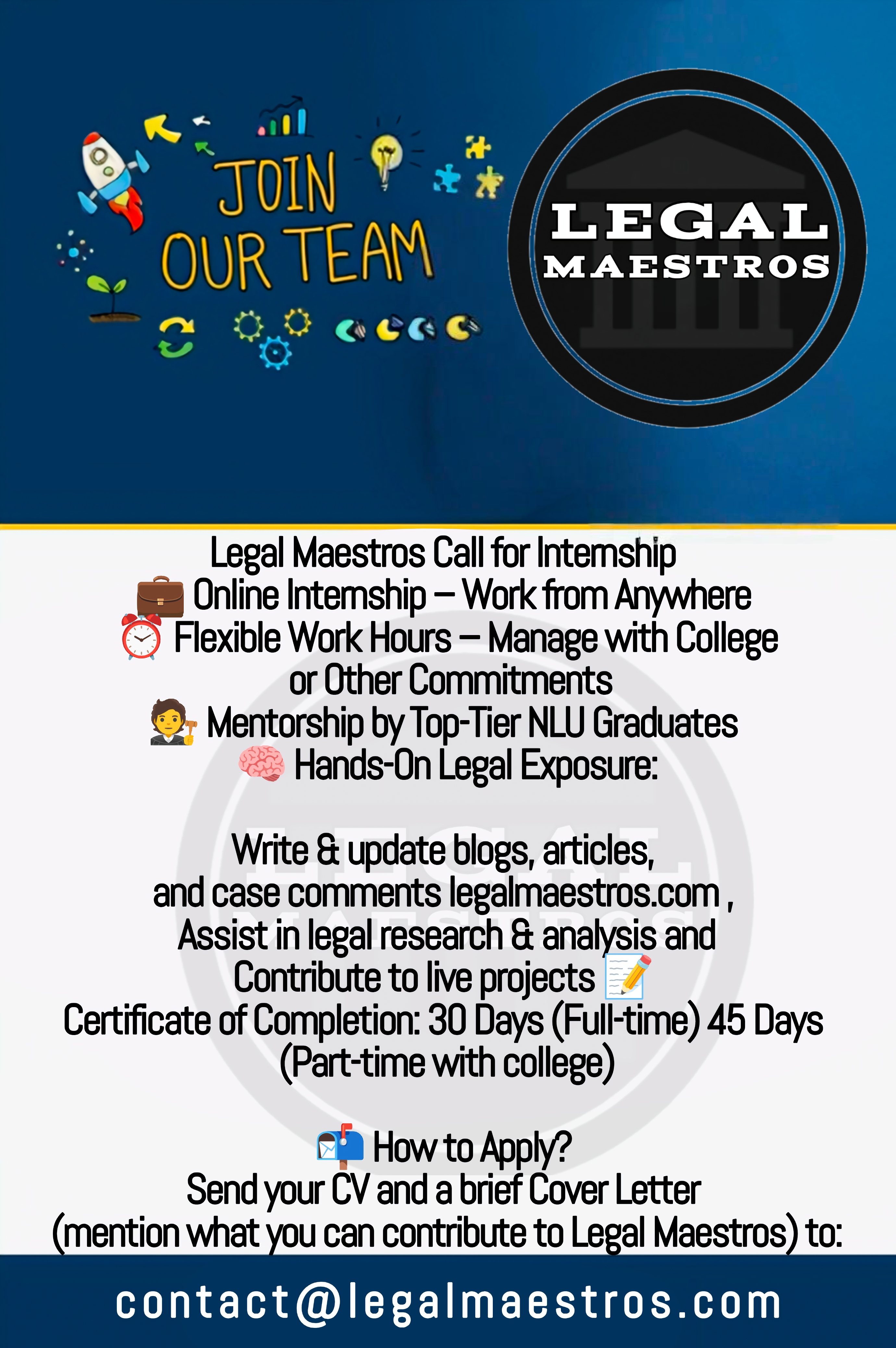 Online Internship Legal Maestros