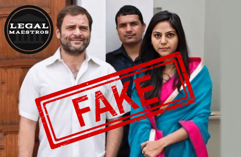 Rahul Gandhi and Jyoti Malhotra Fake AI-Generated Image : How Bharatiya Nyaya Sanhita and Deepfake Laws Address Misinformation
