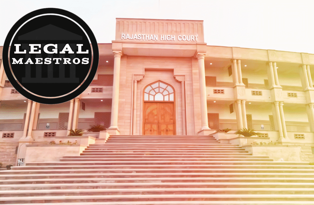 Rajasthan High Court Sets Vacation Judge Roster for June 2025