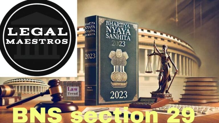 Understanding Section 29 of the Bharatiya Nyaya Sanhita, 2023: Consent and Independent Offences