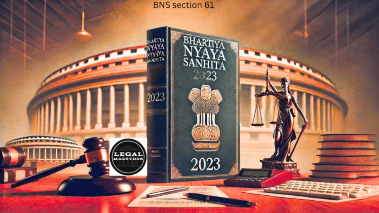 Criminal Conspiracy under Section 61 of the Bharatiya Nyaya Sanhita, 2023