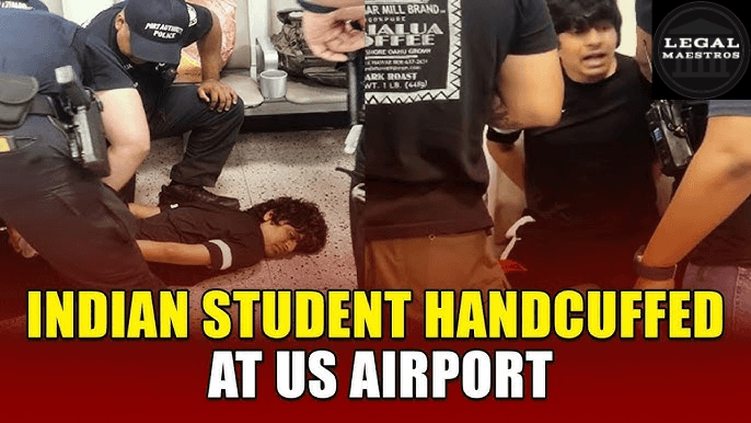 Indian Student’s Deportation Video in US Sparks Debate Over Human Rights Violations