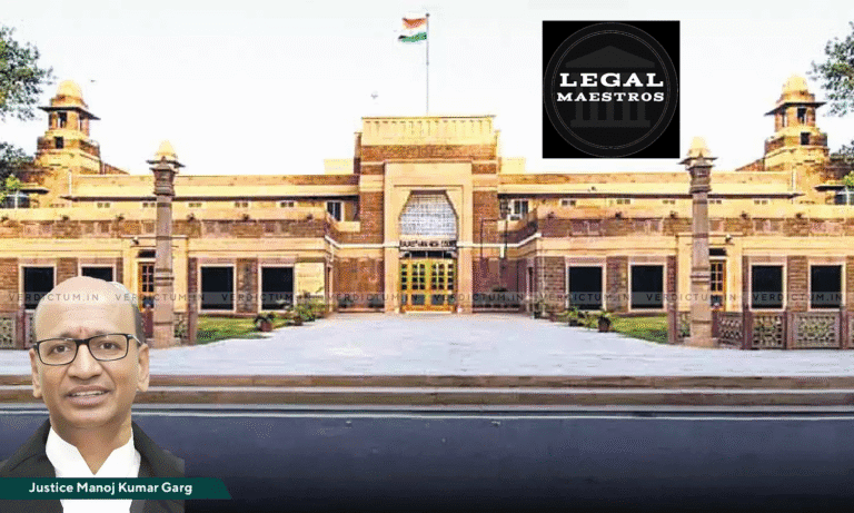 Unlawful Freezing of Bank Accounts Sparks Financial Distress: Rajasthan High Court Bench Led by Justice Manoj Kumar Garg