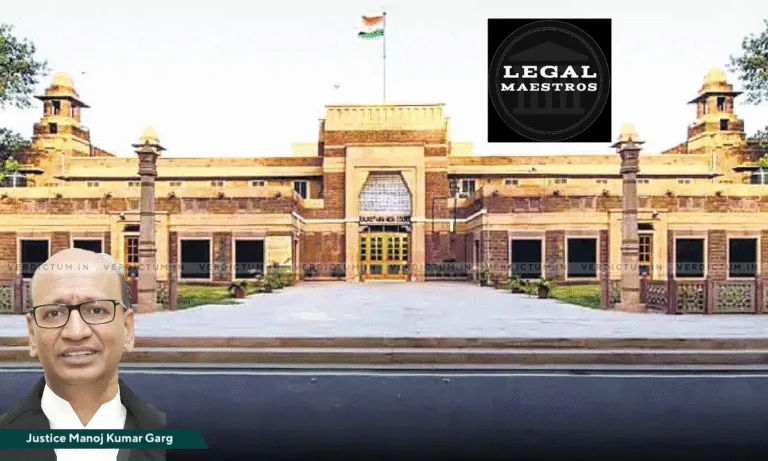 Unlawful Freezing of Bank Accounts Sparks Financial Distress: Rajasthan High Court Bench Led by Justice Manoj Kumar Garg