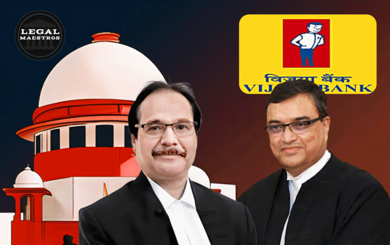 Supreme Court Sets Aside Bank’s Dismissal of Former Vijaya Bank Officer: Rules Inquiry Flawed for Breach of Natural Justice by Justices Dipankar Datta and Prashant K. Mishra