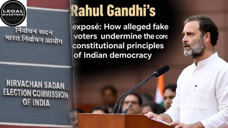 Rahul Gandhi’s Exposé: How Alleged Fake Voters Undermine the Core Constitutional Principles of Indian Democracy