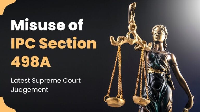 Misuse of 498A IPC