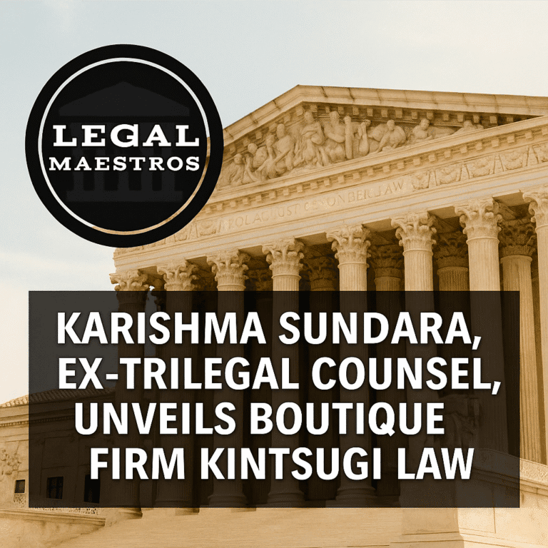 Karishma Sundara, Ex-Trilegal Counsel, Unveils Boutique Firm Kintsugi Law