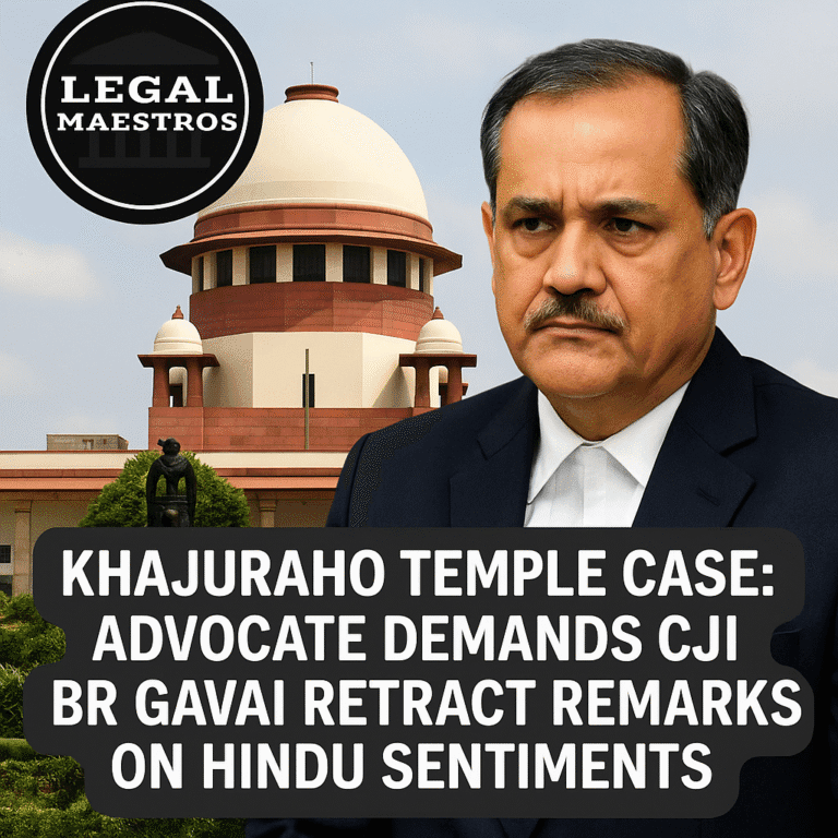 Khajuraho Temple Case: Advocate Demands CJI BR Gavai Retract Remarks on Hindu Sentiments