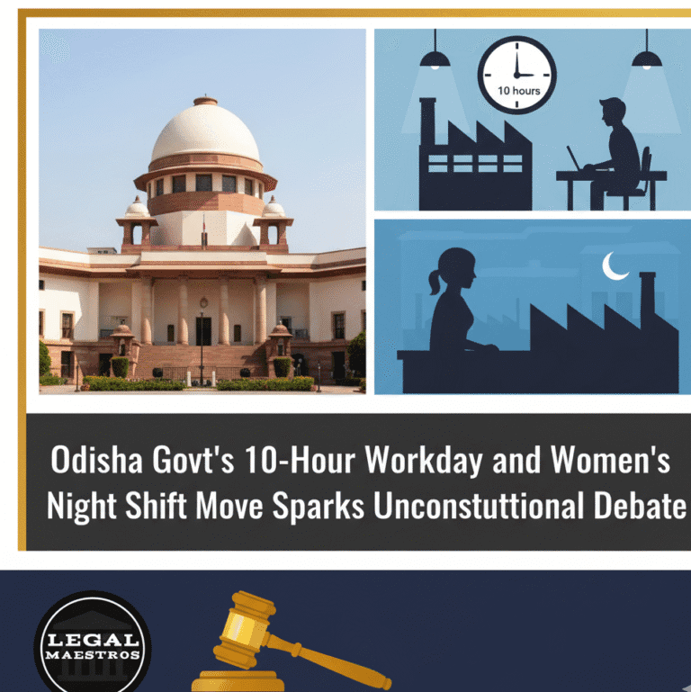 Odisha Govt’s 10-Hour Workday and Women’s Night Shift Move Sparks Unconstitutional Debate
