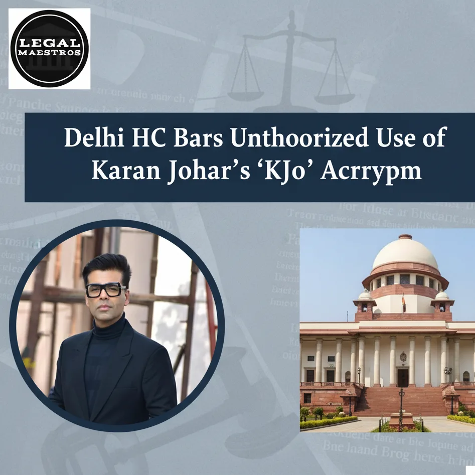 Delhi HC Bars Unauthorized Use of Karan Johar’s ‘KJo’ Acronym