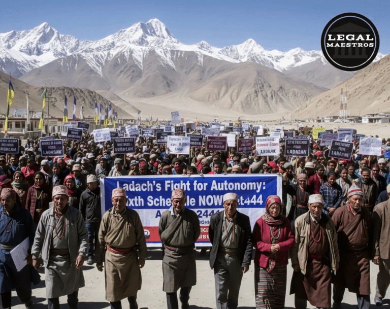 Ladakh's Fight for Autonomy: Demanding Sixth Schedule Protections Under Article 244