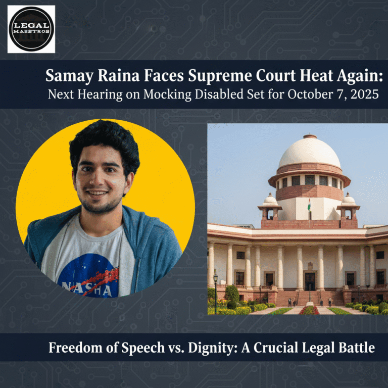 Samay Raina Faces Supreme Court Heat Again: Next Hearing on Mocking Disabled Set for October 7, 2025