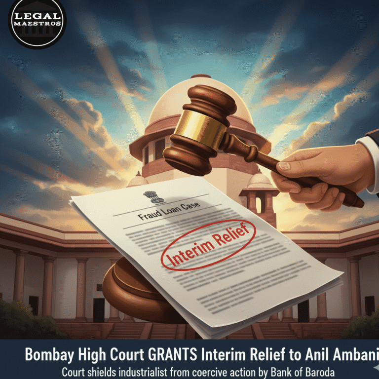 Bombay High Court Grants Interim Relief to Anil Ambani in Fraud Loan Case Against Bank of Baroda