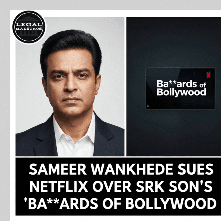 Sameer Wankhede Sues Netflix Over SRK Son's Ba***ds of Bollywood'