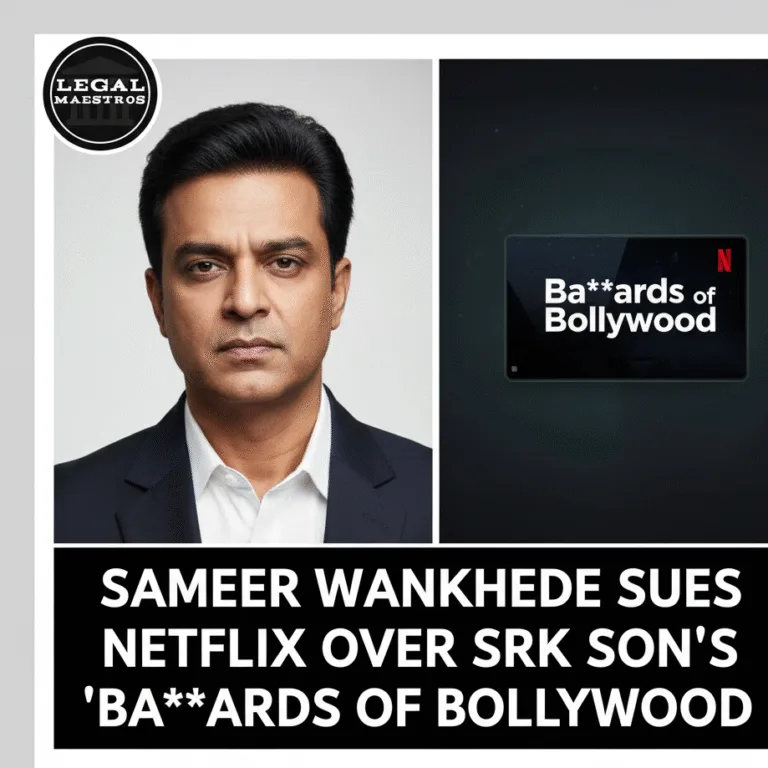 Sameer Wankhede Sues Netflix Over SRK Son's Ba***ds of Bollywood'