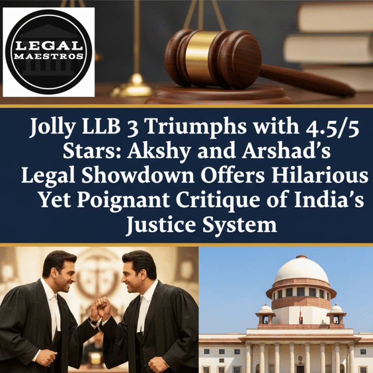 Jolly LLB 3 Triumphs with 4.5/5 Stars: Akshay and Arshad’s Legal Showdown Offers Hilarious Yet Poignant Critique of India’s Justice System