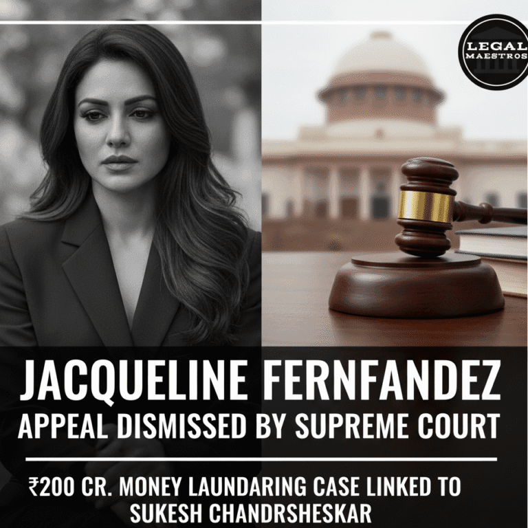 Jacqueline Fernandez Appeal dismissed by Supreme Court to Quash ₹200 Cr Money Laundering Case Linked to Sukesh Chandrashekhar