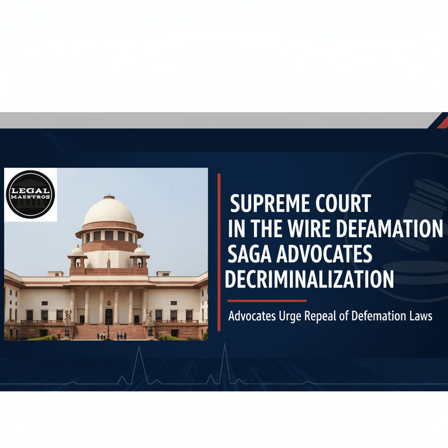 Supreme Court in The Wire Defamation Saga Advocates Decriminalization