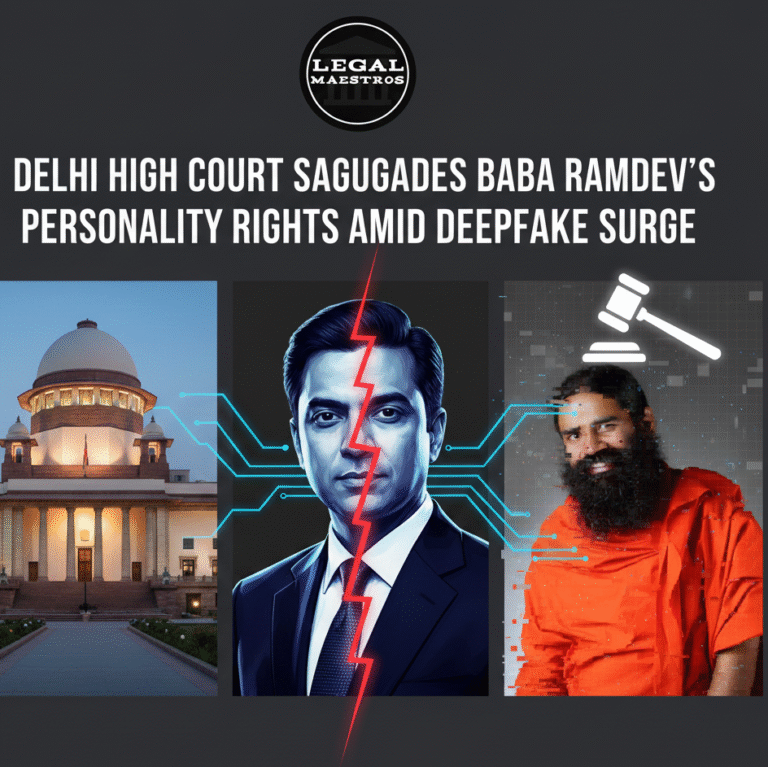 Delhi High Court Safeguards Baba Ramdev's Personality Rights Amid Deepfake Surge