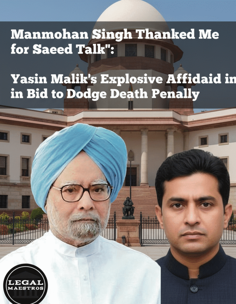 Manmohan Singh Thanked Me for Saeed Talk: Yasin Malik's Explosive Affidavit in Bid to Dodge Death Penalty