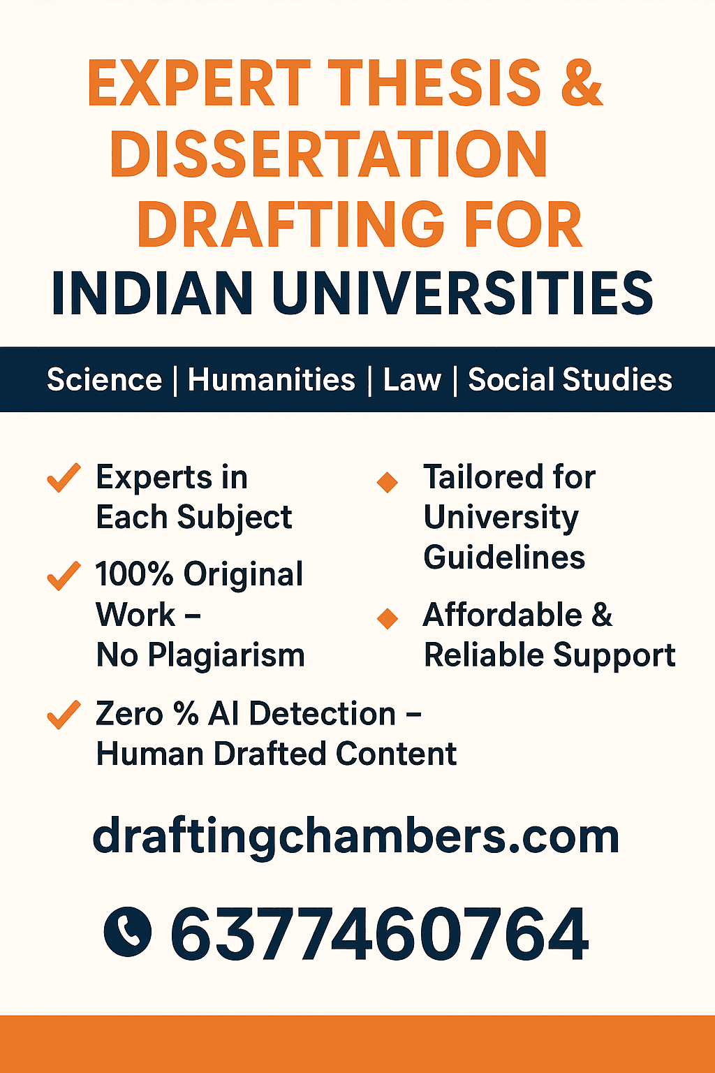 Drafting Chambers - Expert Thesis & Dissertation Drafting