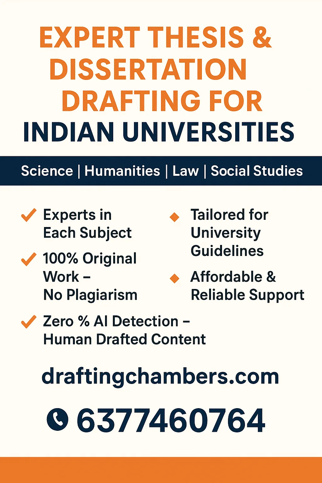 Drafting Chambers - Expert Thesis & Dissertation Drafting
