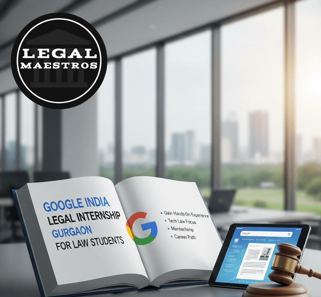 Internship Opportunity : Google India Legal Internship in Gurgaon for Law Students