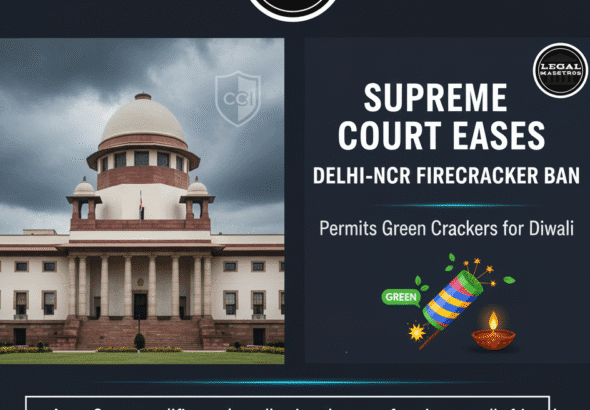 Supreme Court Eases Delhi-NCR Firecracker Ban, Permits Green Crackers for Diwali