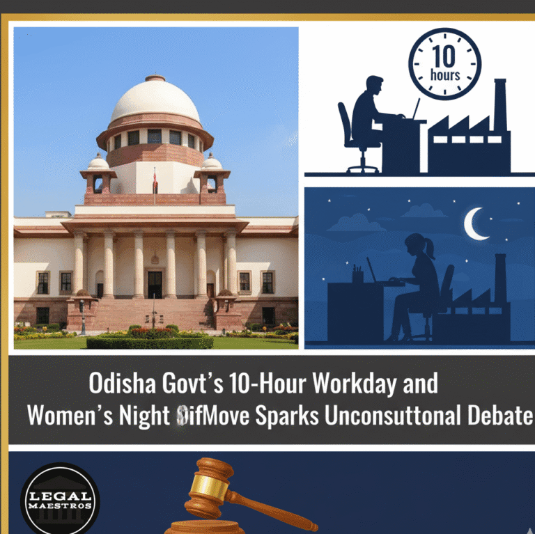 Odisha Govt’s 10-Hour Workday and Women’s Night Shift Move Sparks Unconstitutional Debate