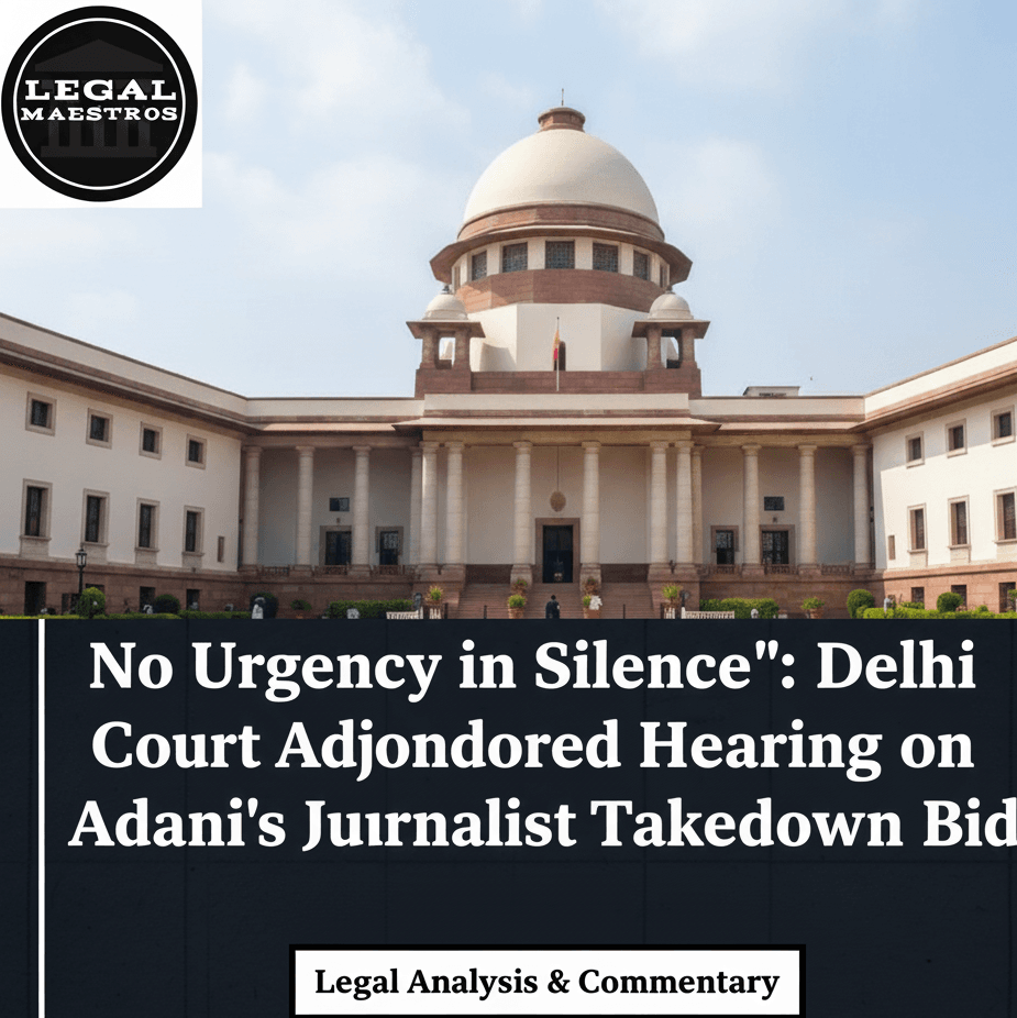 No Urgency in Silence': Delhi Court Adjourned Hearing on Adani's Journalist Takedown Bid