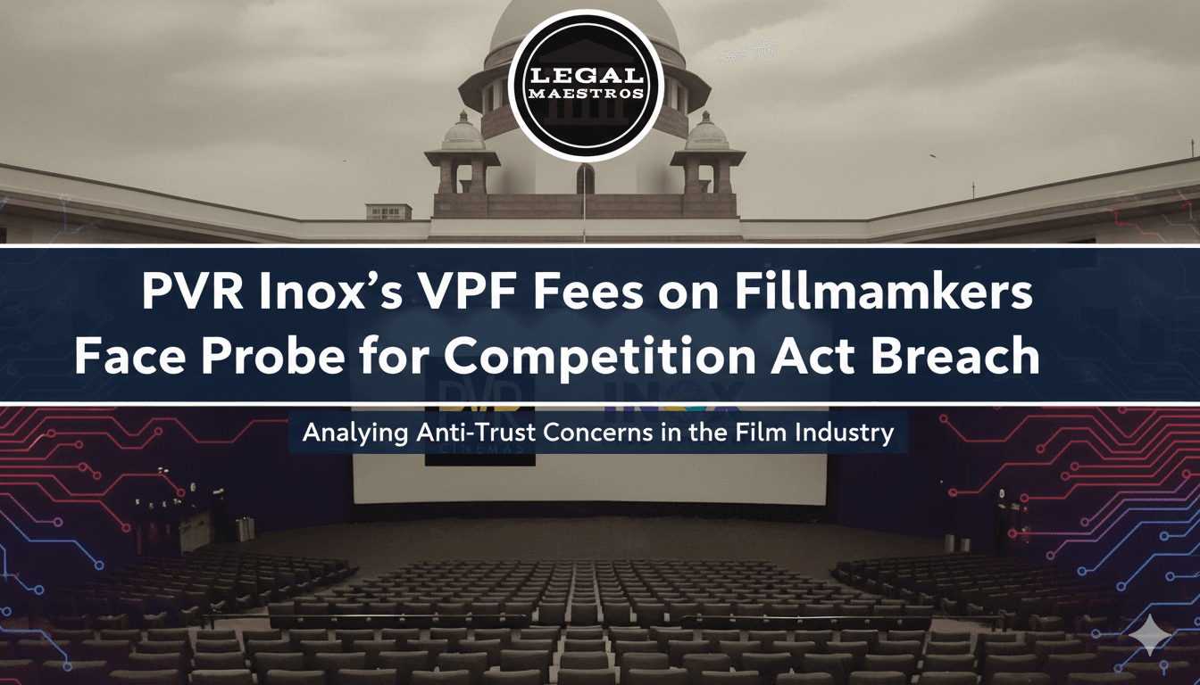 PVR Inox's VPF Fees on Filmmakers Face Probe for Competition Act Breach
