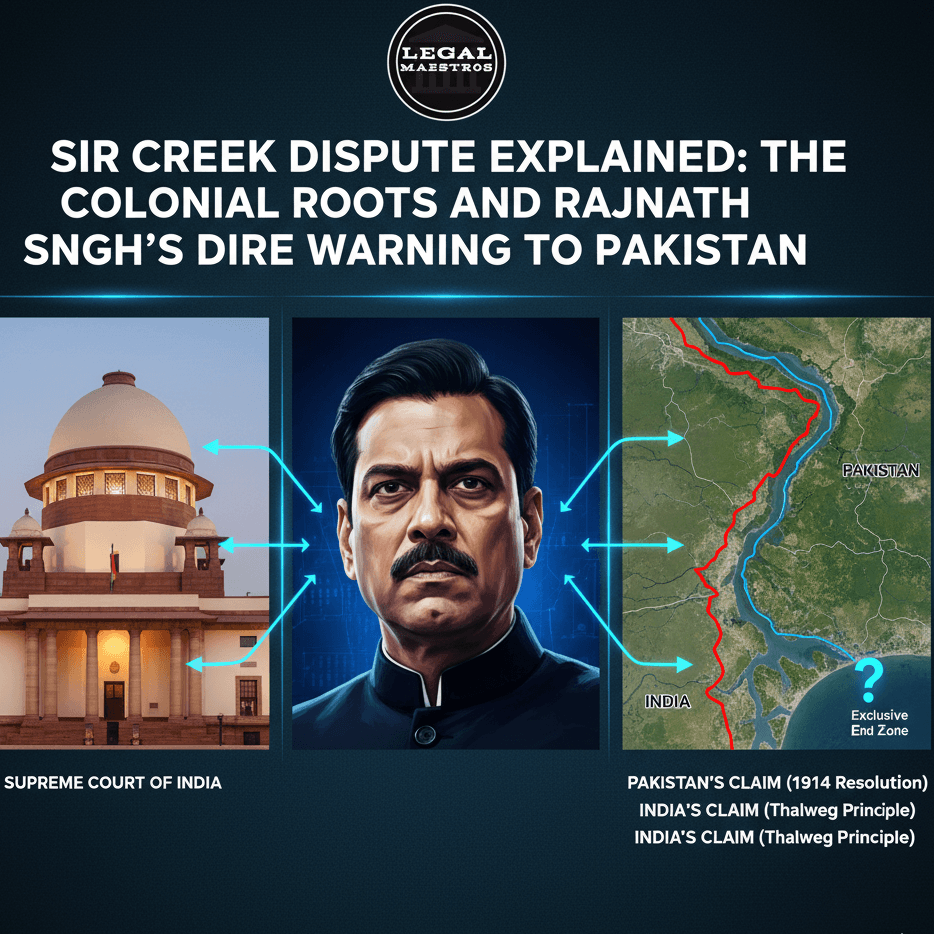 Sir Creek Dispute Explained: The Colonial Roots and Rajnath Singh's Dire Warning to Pakistan