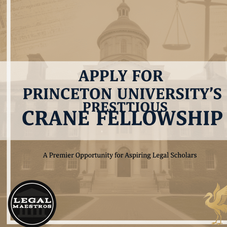 Apply for Princeton University’s Prestigious Crane Fellowship