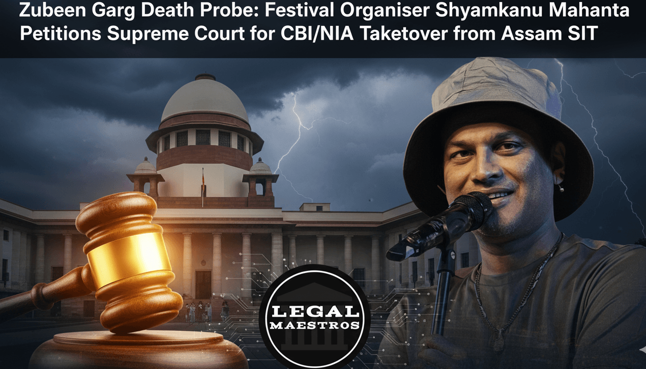 Zubeen Garg Death Probe: Festival Organiser Shyamkanu Mahanta Petitions Supreme Court for CBI/NIA Takeover from Assam SIT
