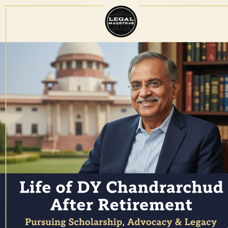 Life of DY Chandrachud After Retirement