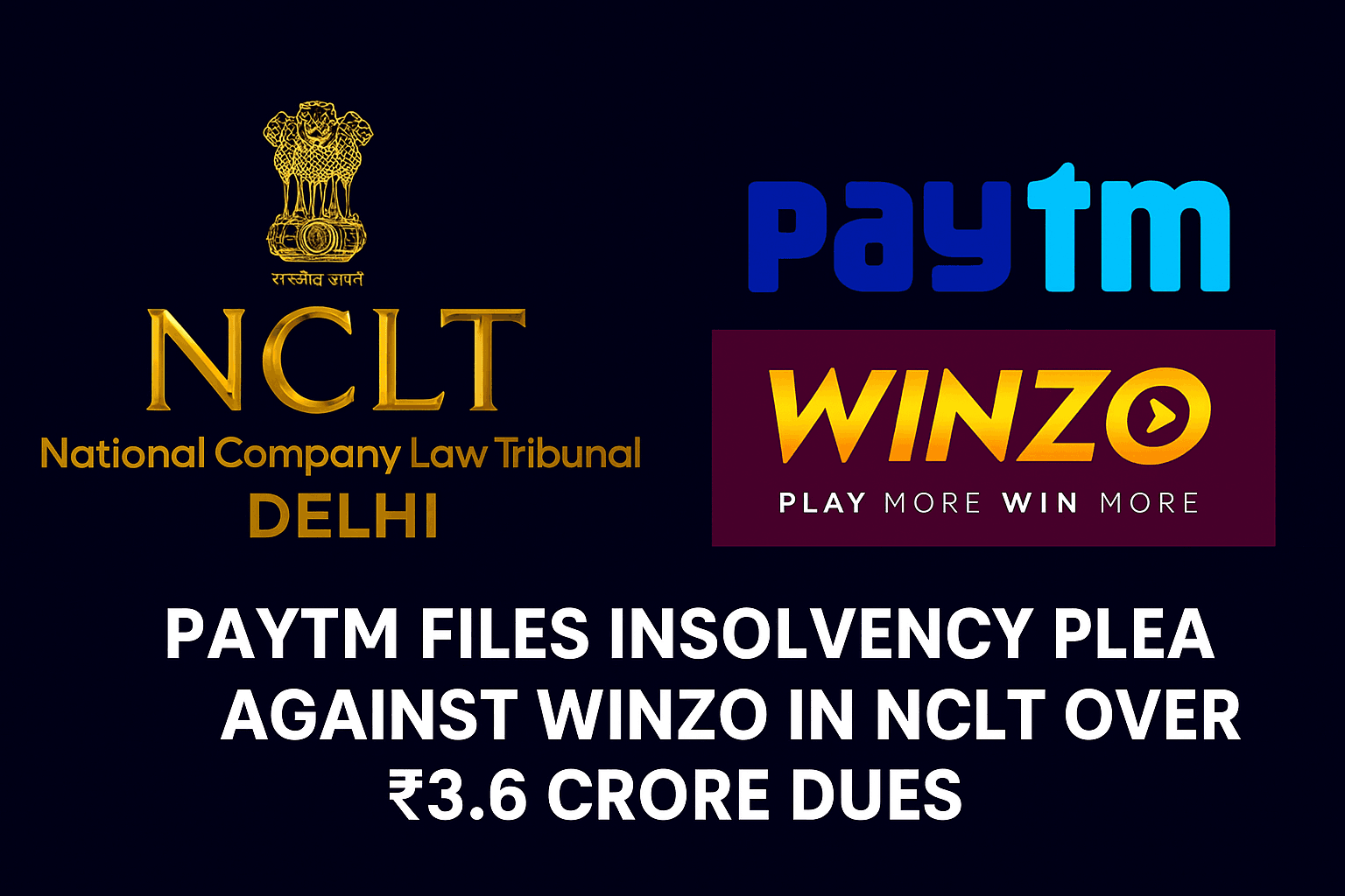 Paytm files insolvency plea against WinZO in NCLT over ₹3.6 crore dues