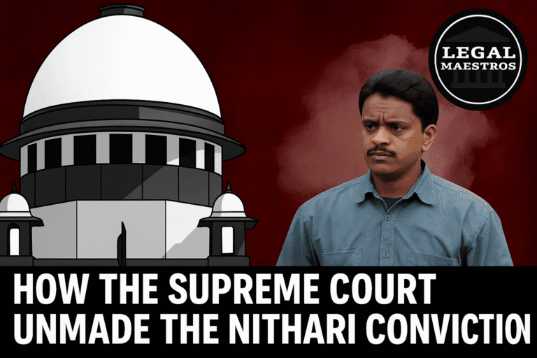 How the Supreme Court unmade the Nithari conviction